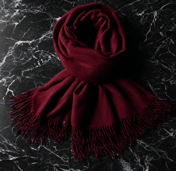 Burgundy Cashmere Scarf