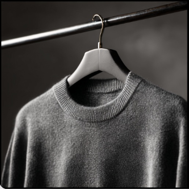 Grey Cashmere Pull-Over
