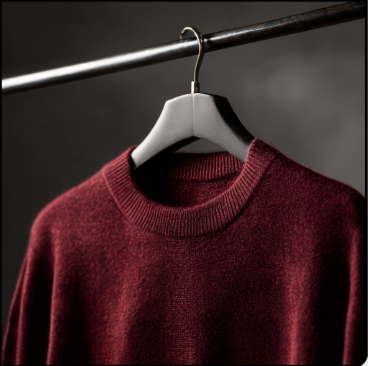 Burgundy Cashmere Pull-Over