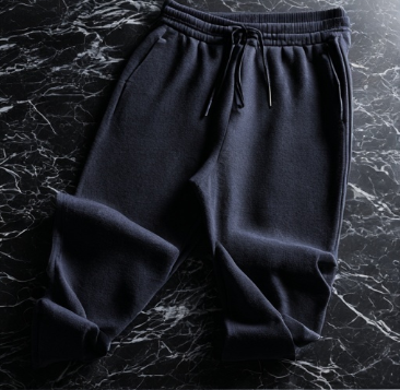 Deep Navy Cashmere Joggers