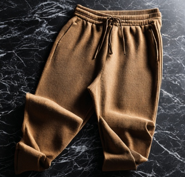 Camel Brown Cashmere Joggers